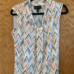 Multicolor Chevron Women's Top